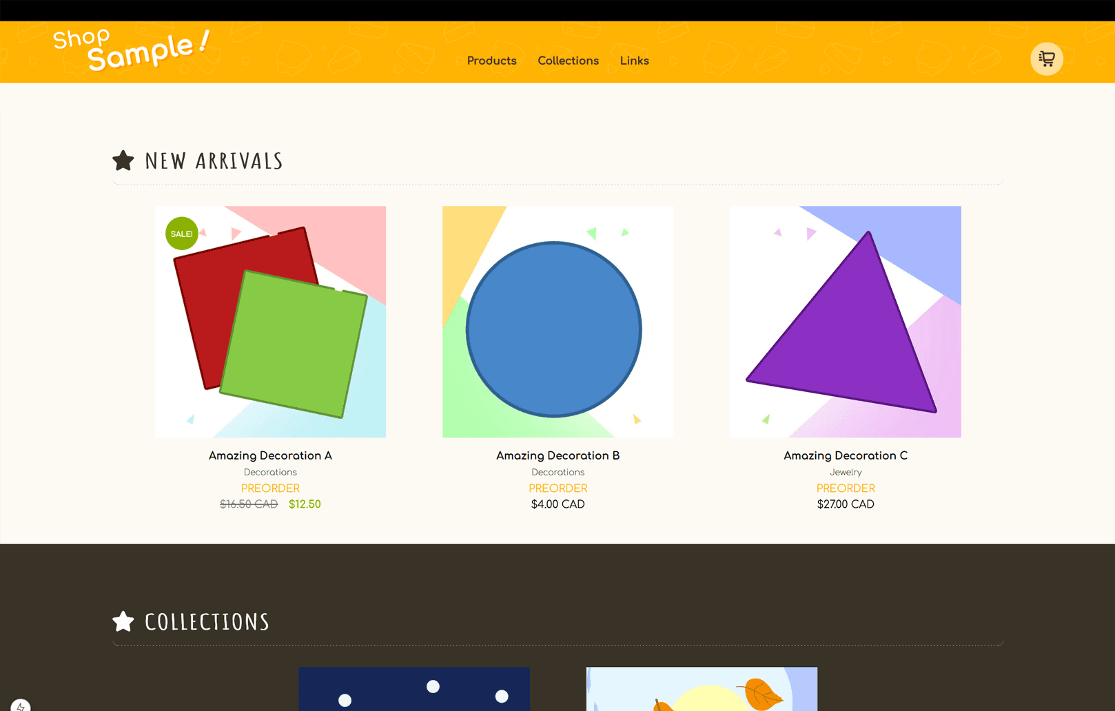 Small-business e-commerce sample (August 2024)